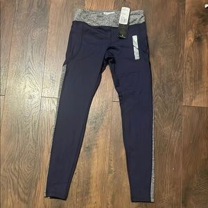 Forever 21 Navy and Gray Leggings